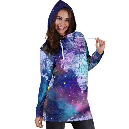 Galaxy Women's Hoodie Dress