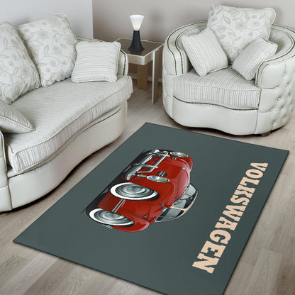 Volkswagen Car Art Area Rug