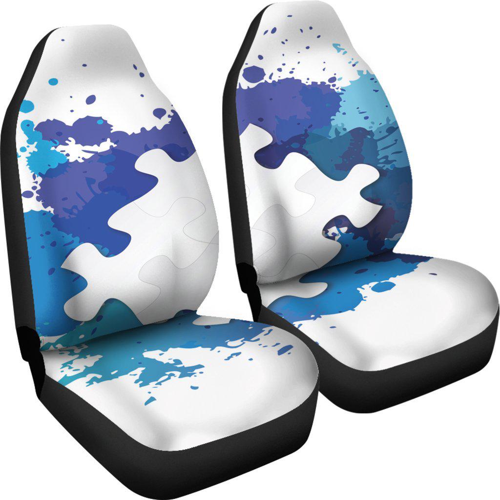 Autism Support Puzzle Seat Covers