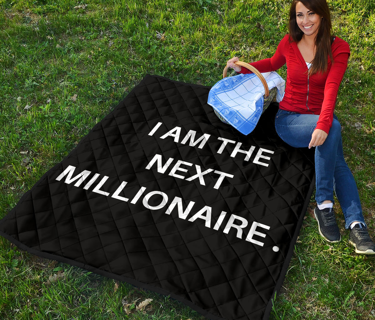 I AM THE NEXT MILLIONAIRE QUILT