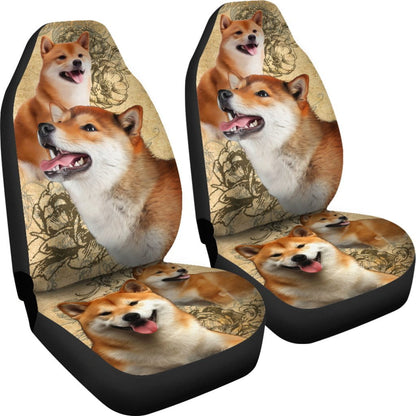 Shiba Inu Car Seat Covers (Set of 2)