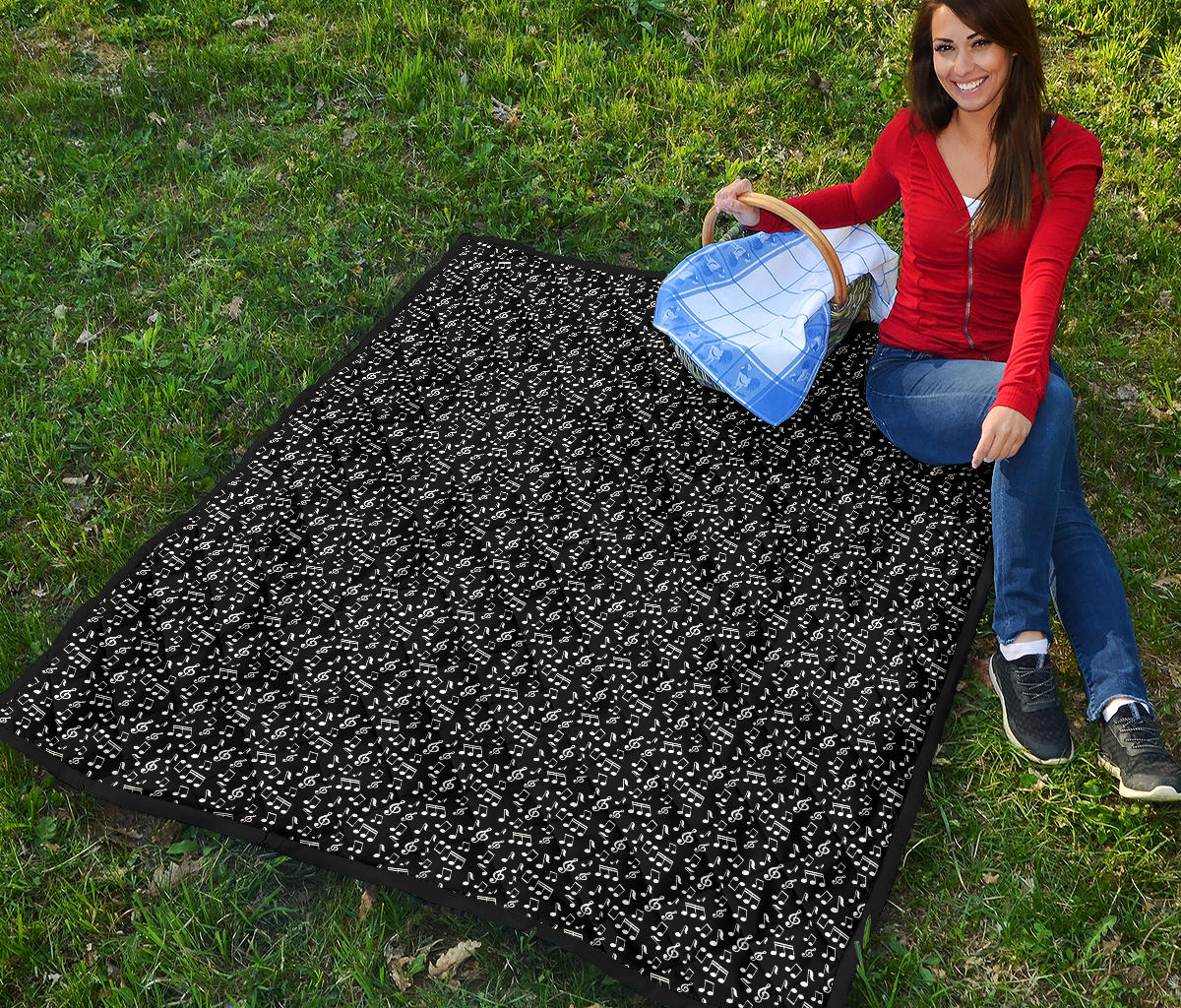 Black Notes  Quilt