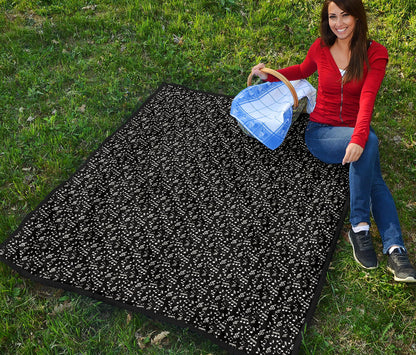 Black Notes  Quilt