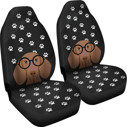 Black Wiener Car Seat Covers