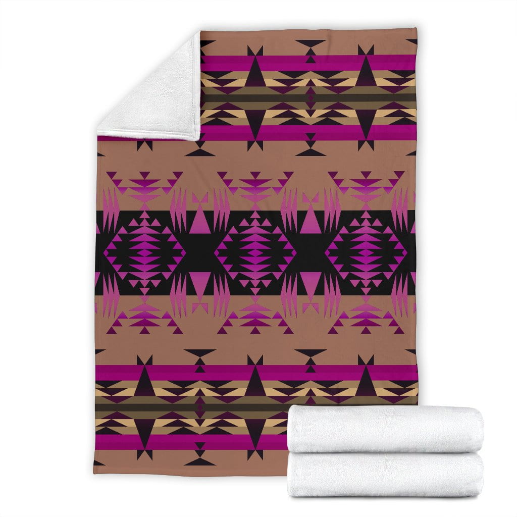 Between the Mountains Berry Ultra-Soft Micro Fleece Premium Blanket