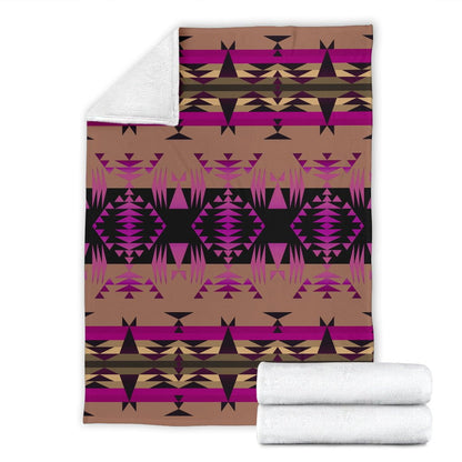 Between the Mountains Berry Ultra-Soft Micro Fleece Premium Blanket