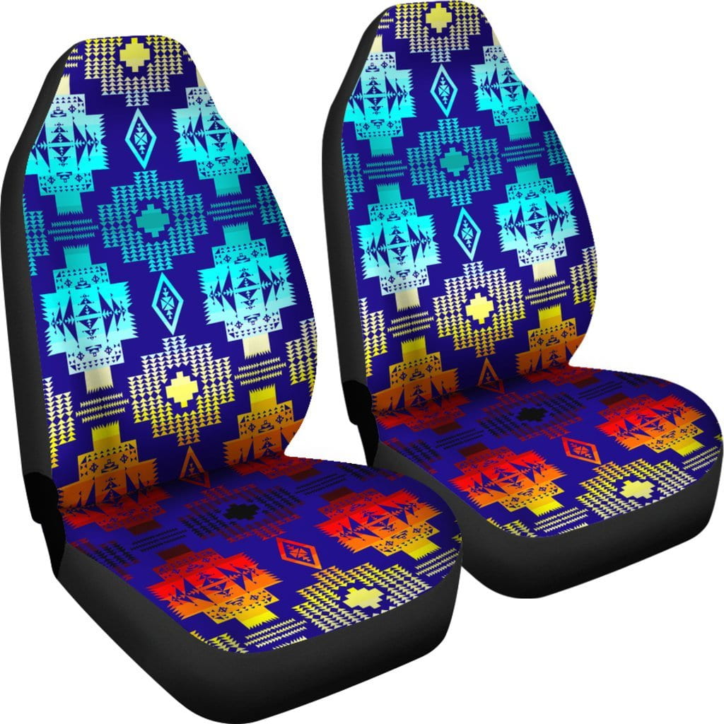 Blue Shades  Set of 2 Car Seat Covers