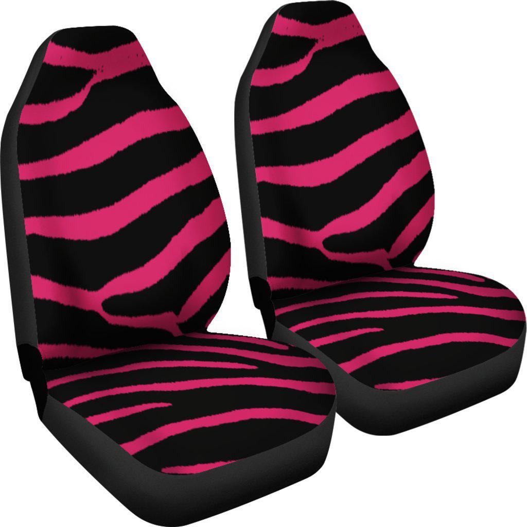 Zebra Pink Design Seat Covers