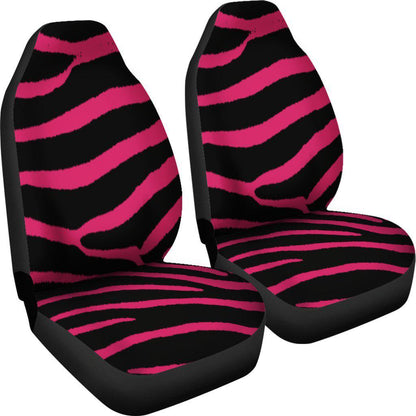 Zebra Pink Design Seat Covers