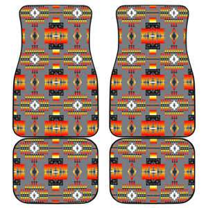Seven Tribes Gray Set of 4 Car Floor Mats