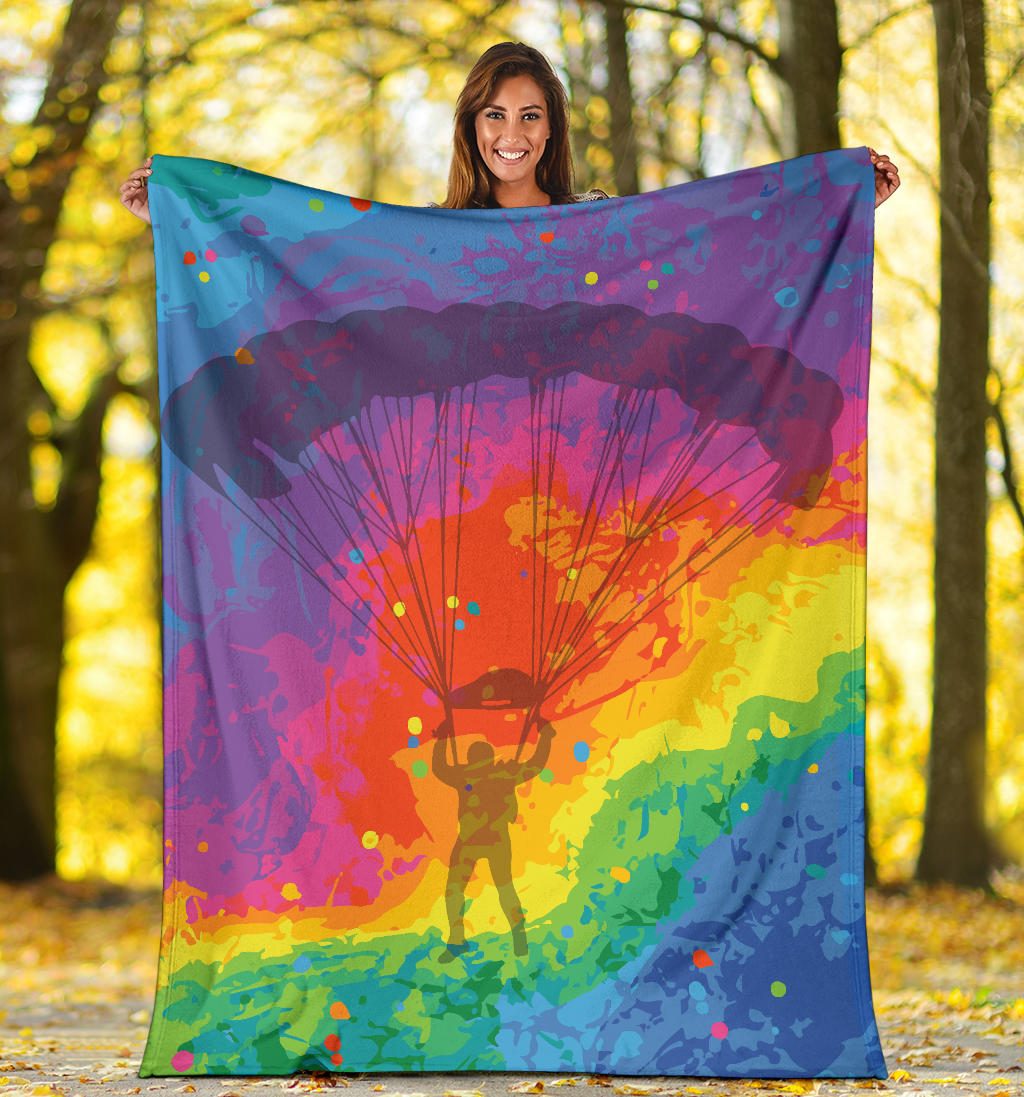 Paint Splatter Premium Blanket