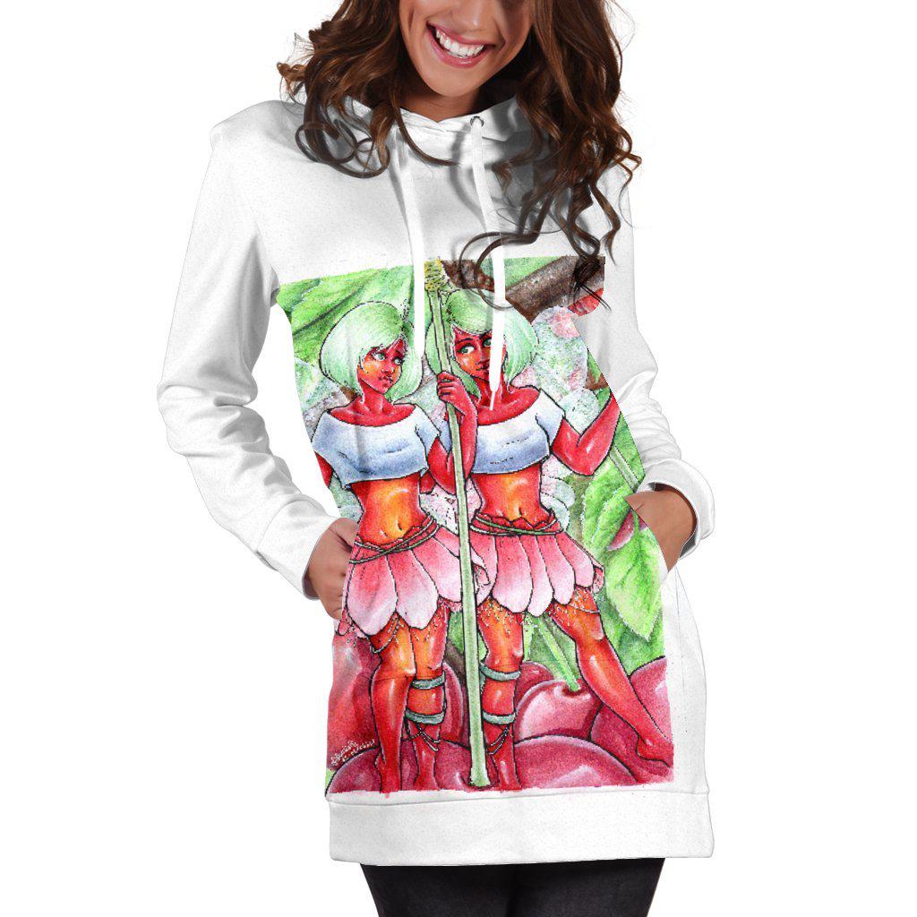Cherry Fairies Women's Hoodie Dress