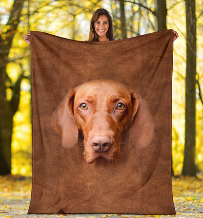 Premium Blanket Vizsla Face Hair Blanket