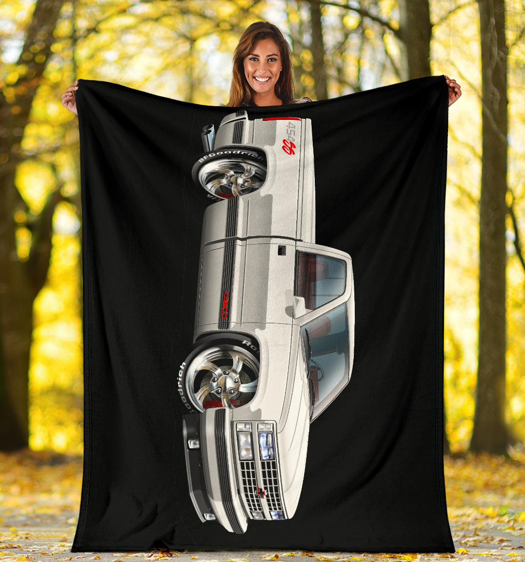 1990 454SS Pickup Truck Car Art Premium Blanket