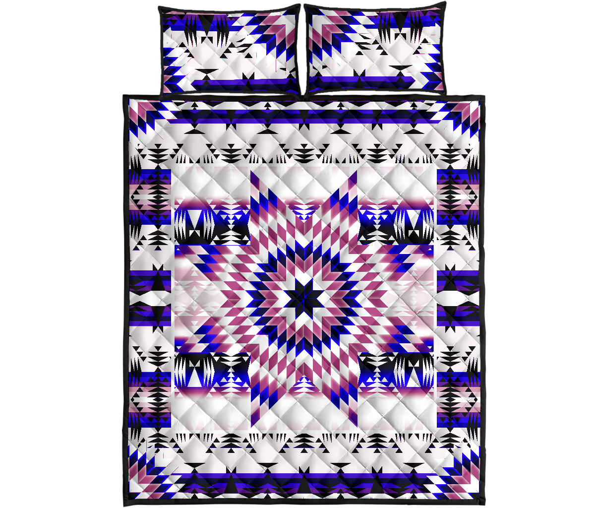 White Canyon Star Quilt Set