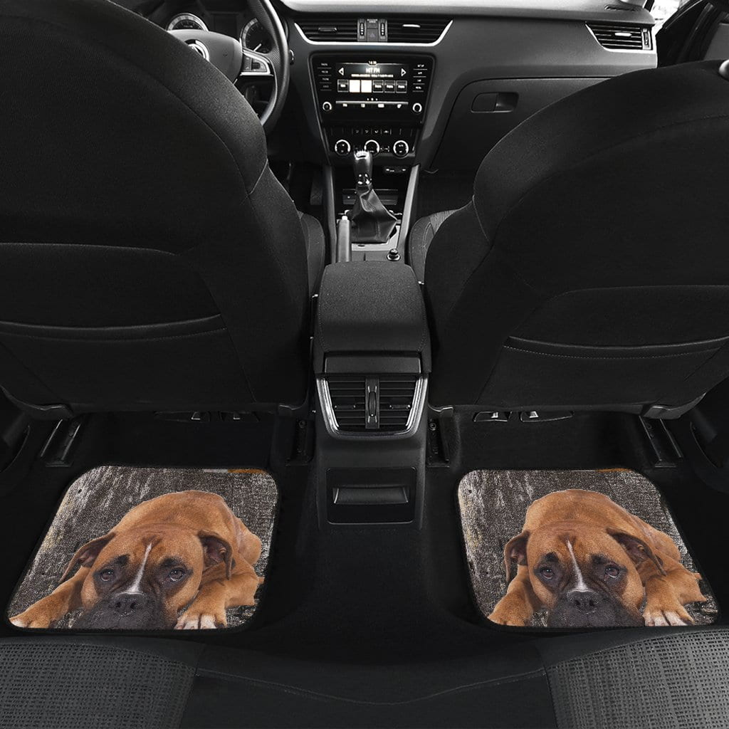 Boxer Car Floor Mats Front-Back Set of 4