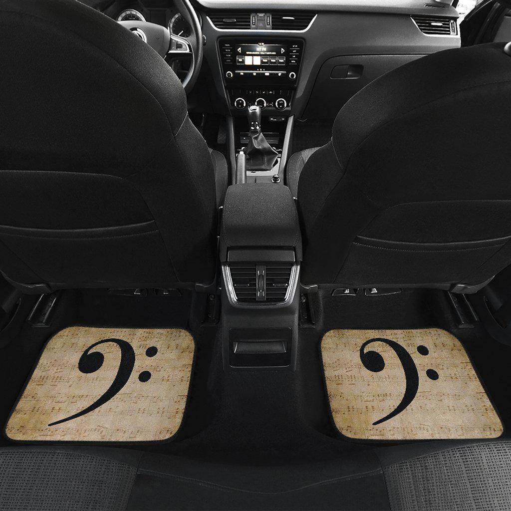 Treble Base Clef Music Floor Mats