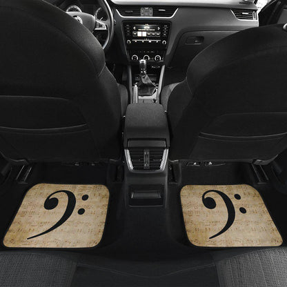 Treble Base Clef Music Floor Mats