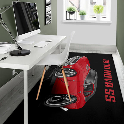 1970 Nova SS Car Art Area Rug
