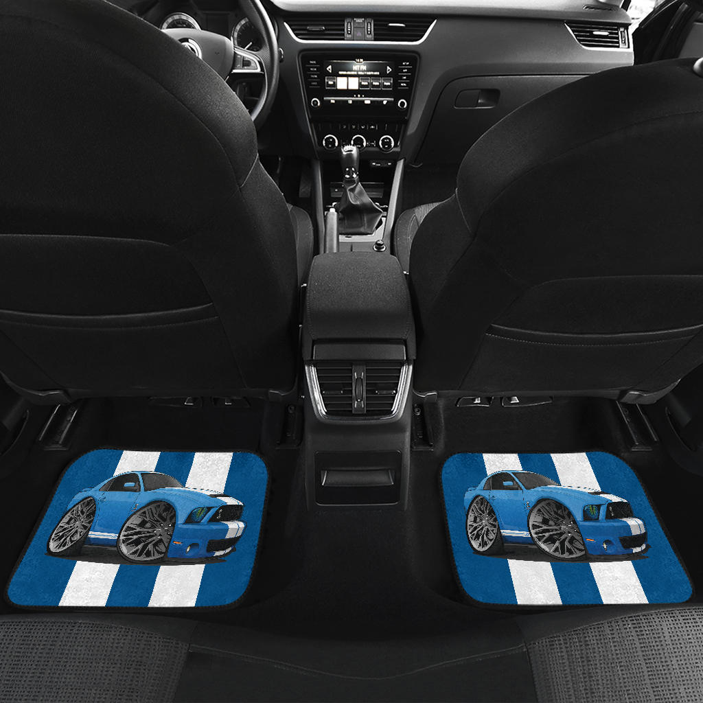 Mustang Cobra Muscle Car Art Floor Mats Set of 4