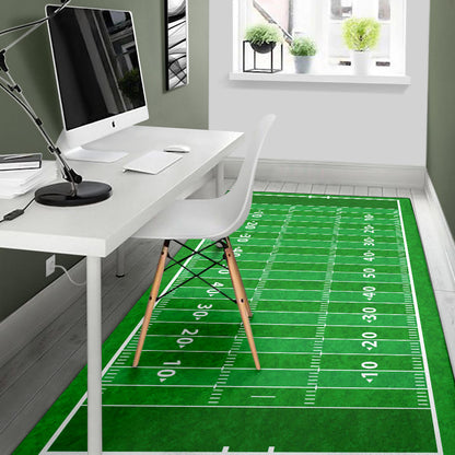 Football Field Area Rug