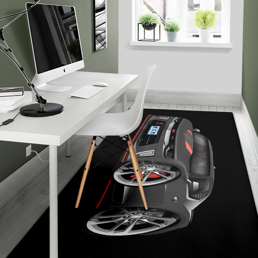 2017 Camaro RS 50th Anniversary Edition Car Art Area Rug