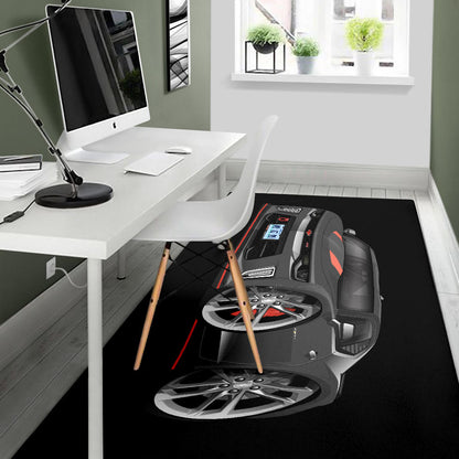 2017 Camaro RS 50th Anniversary Edition Car Art Area Rug