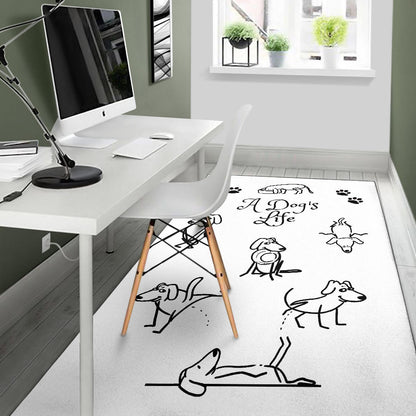 A DOG'S LIFE RUG