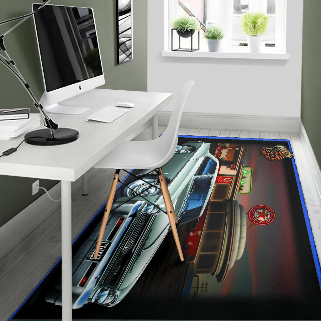 1966 Nova Route 66 Area Rug