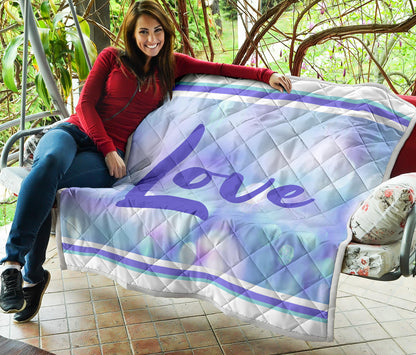 Love Quilt Purple