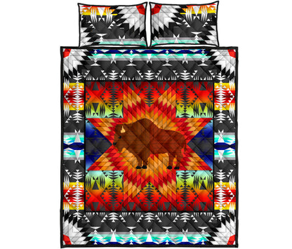 Standing Buffalo Star Quilt Set