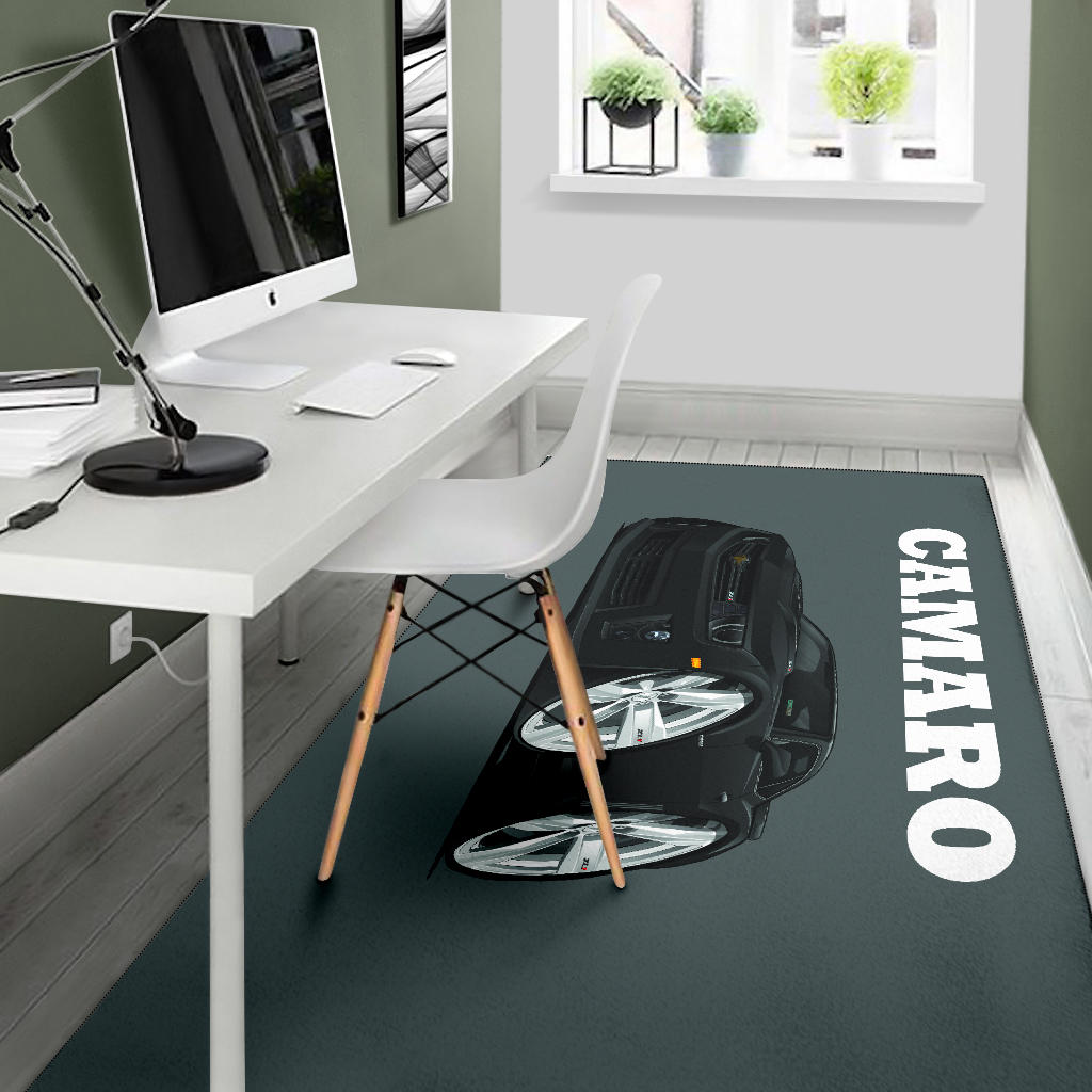 2013 Camaro Car Art Area Rug