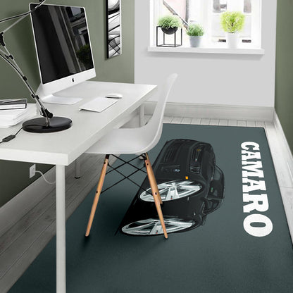 2013 Camaro Car Art Area Rug