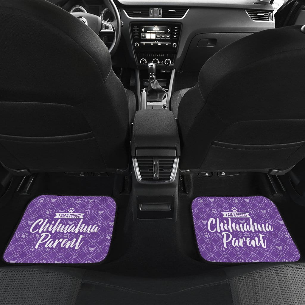 I am a Proud Chihuahua Parent Front-Back Car Floor Mats (Set of 4)