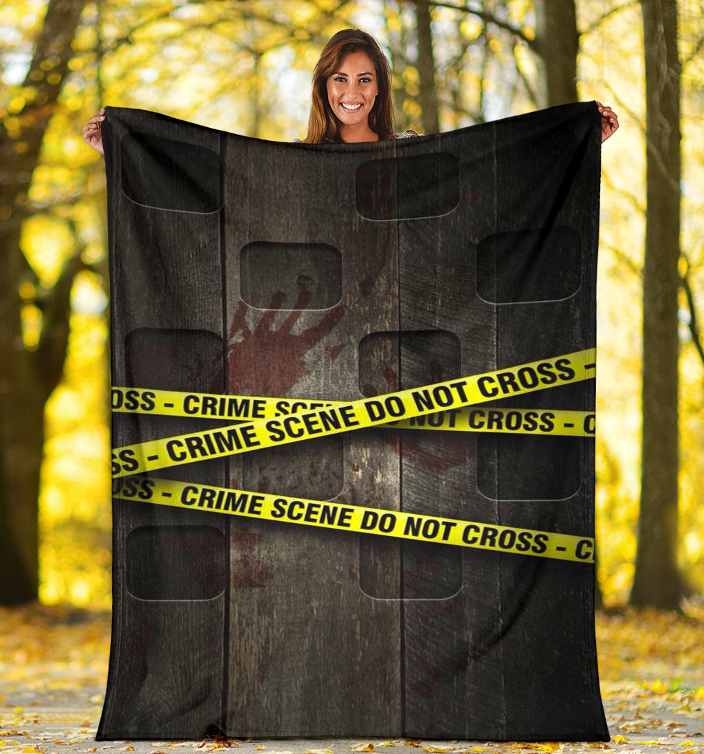 Crime Scene Premium Blanket