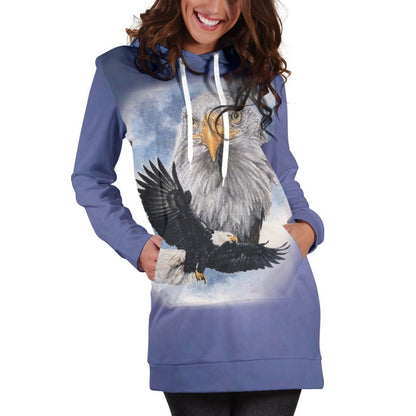 Bald Eagle Hoodie Dress