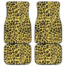 Car Floor Mats - Leopard - Set of 4