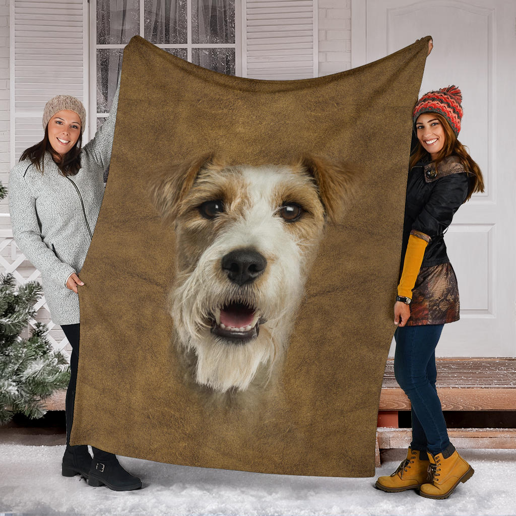 Premium Blanket Fox Terrier Face Hair