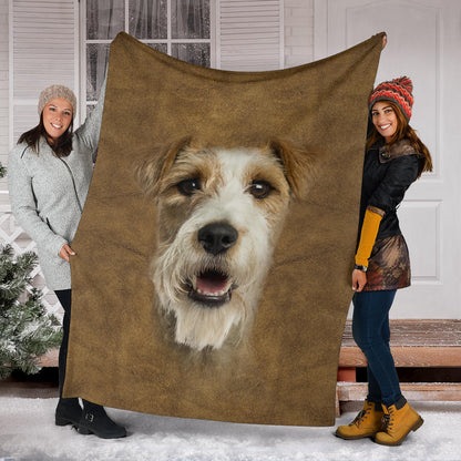 Premium Blanket Fox Terrier Face Hair