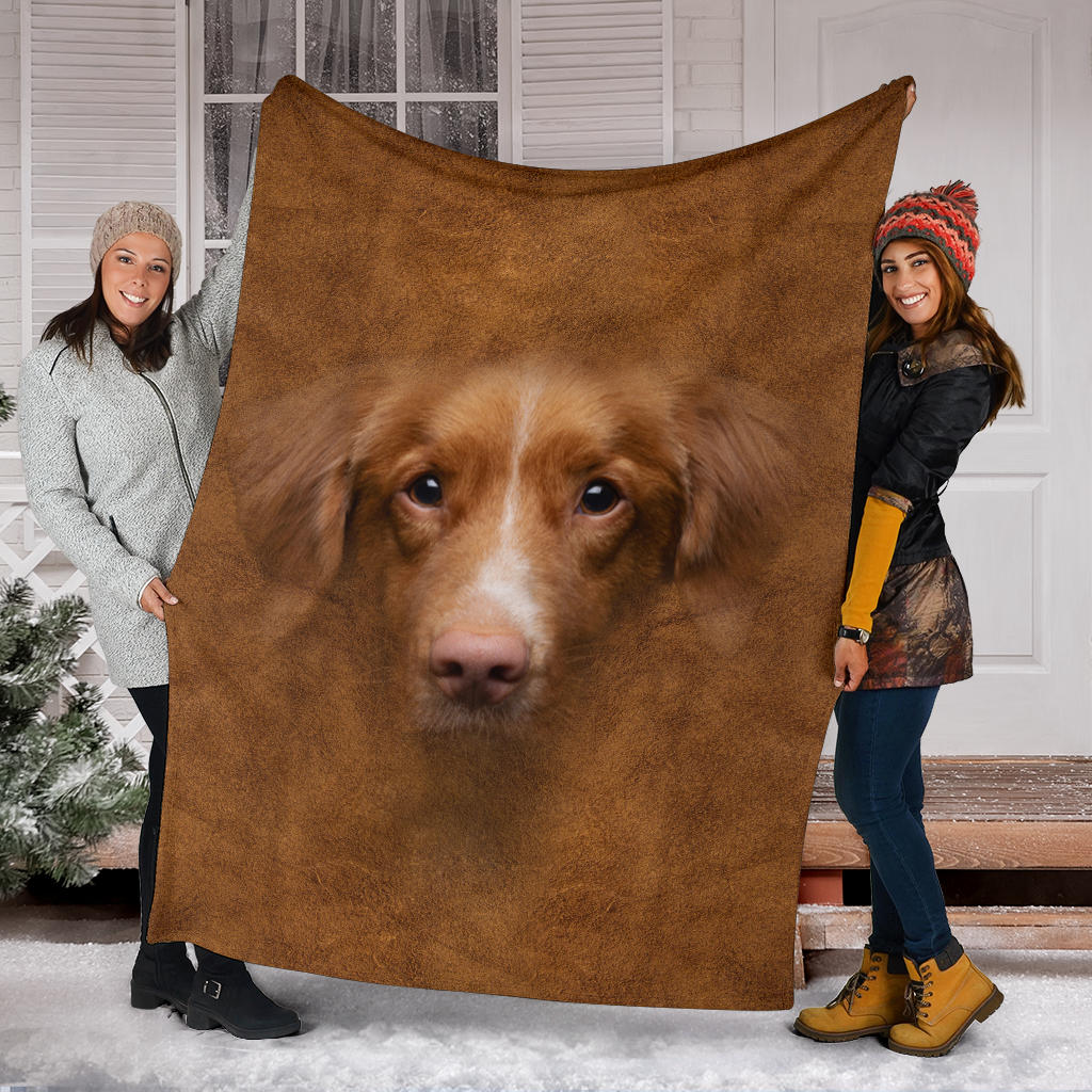 Premium Blanket Nova Scotia Duck Tolling Retriever Face Hair