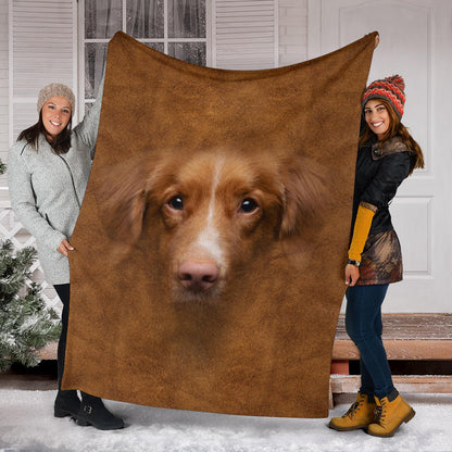Premium Blanket Nova Scotia Duck Tolling Retriever Face Hair