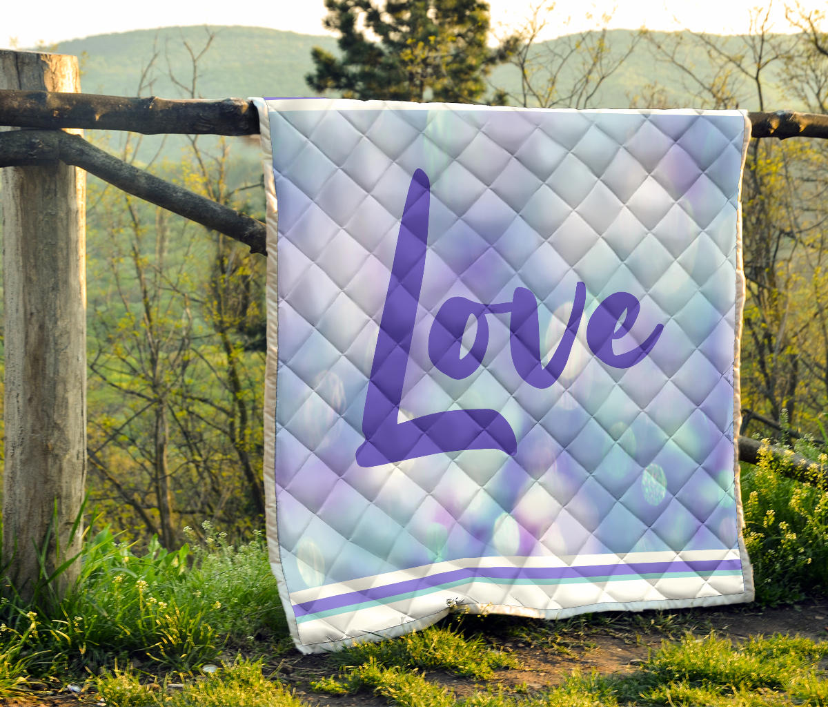 Love Quilt Purple
