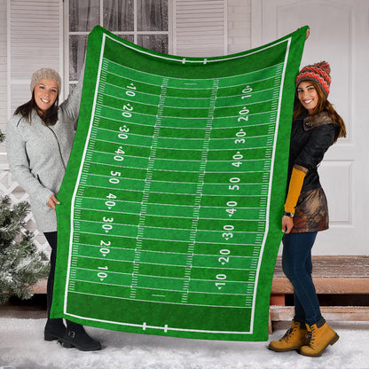 Football Field Premium Blanket