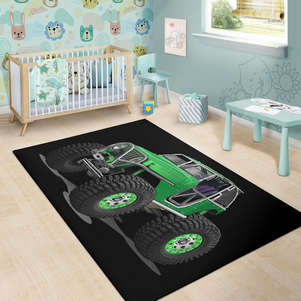 Rocktoy Jeep Green Area Rug