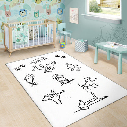 A DOG'S LIFE RUG