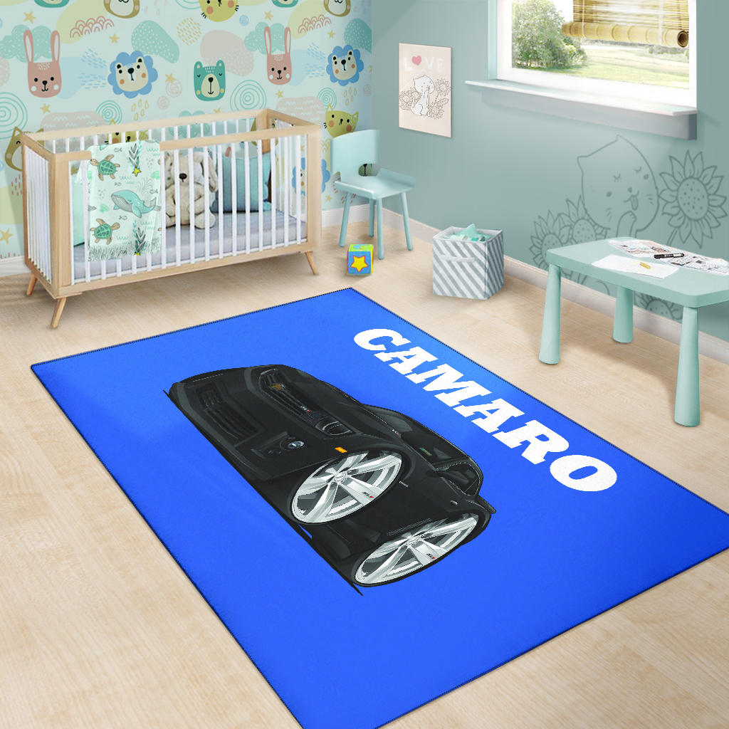 2013 Camaro Car Art Area Rug