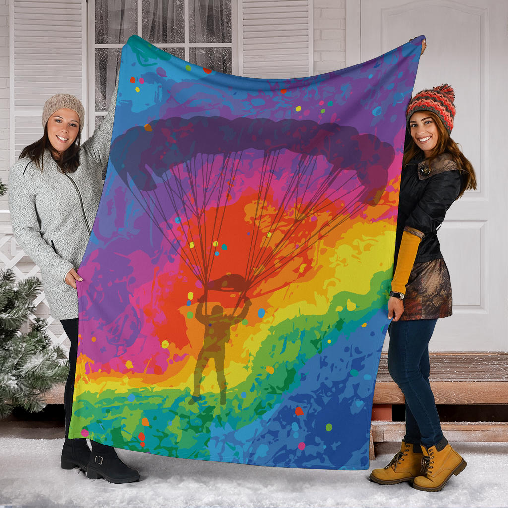 Paint Splatter Premium Blanket