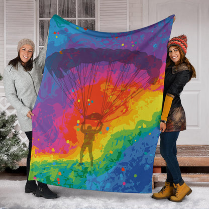Paint Splatter Premium Blanket