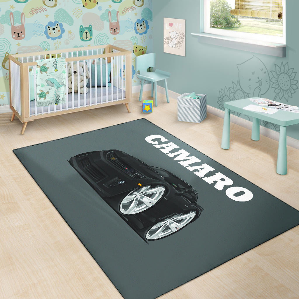 2013 Camaro Car Art Area Rug