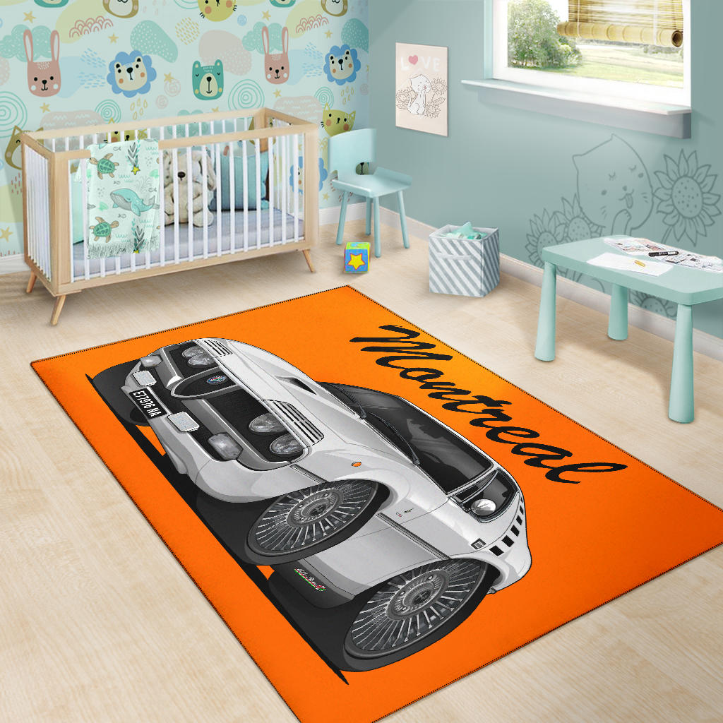 1971 Alfa Romeo Montreal Car Art Area Rug
